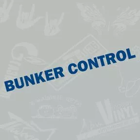 синяя наклейка BUNKER CONTROL