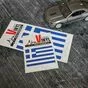 наклейка флаг Греции, размер на выбор