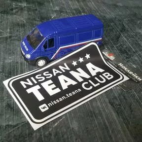 Наклейка Club Nissan Teana