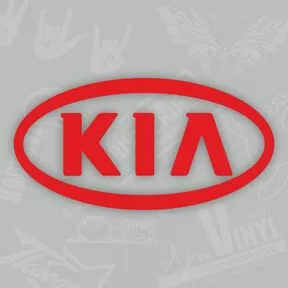 наклейка Киа с логотипом 2012 года